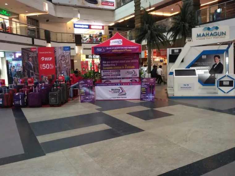 Our stall at the mall, Ghaziabad