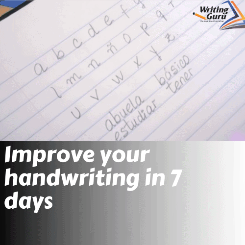 Improve your handwriting in 7 days